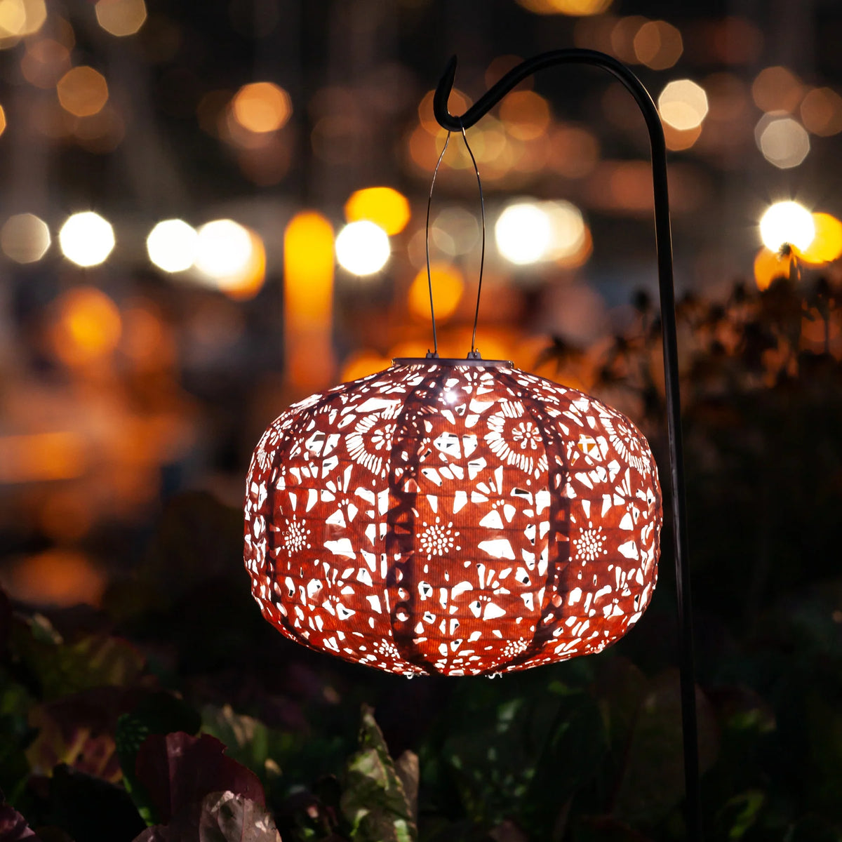 11&quot; Soji Stella Square Sunflower Lantern