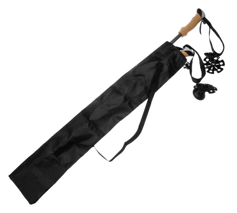 27.5&quot;-53&quot; Black Telescoping Trekking Pole Set