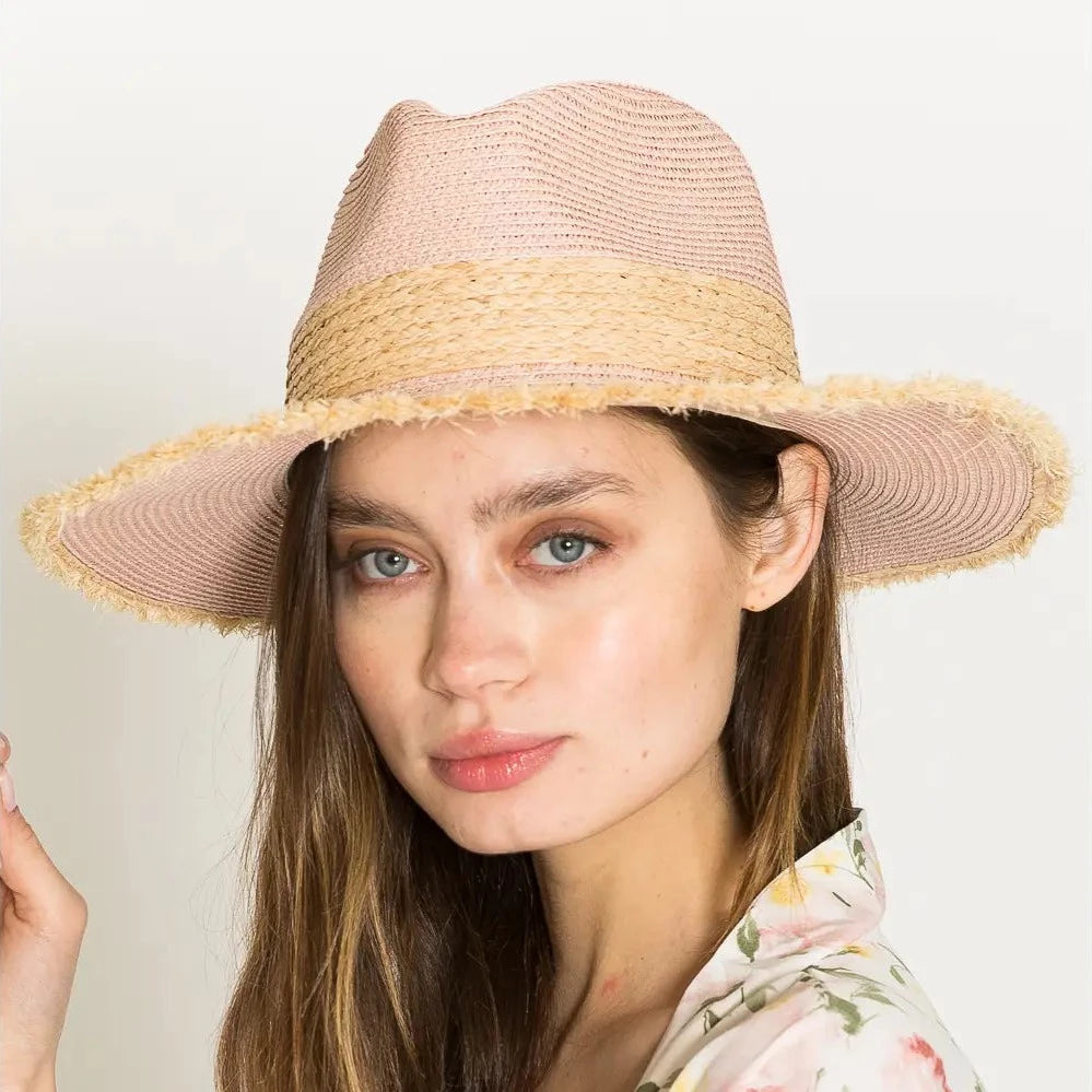 Straw Fedora Hat