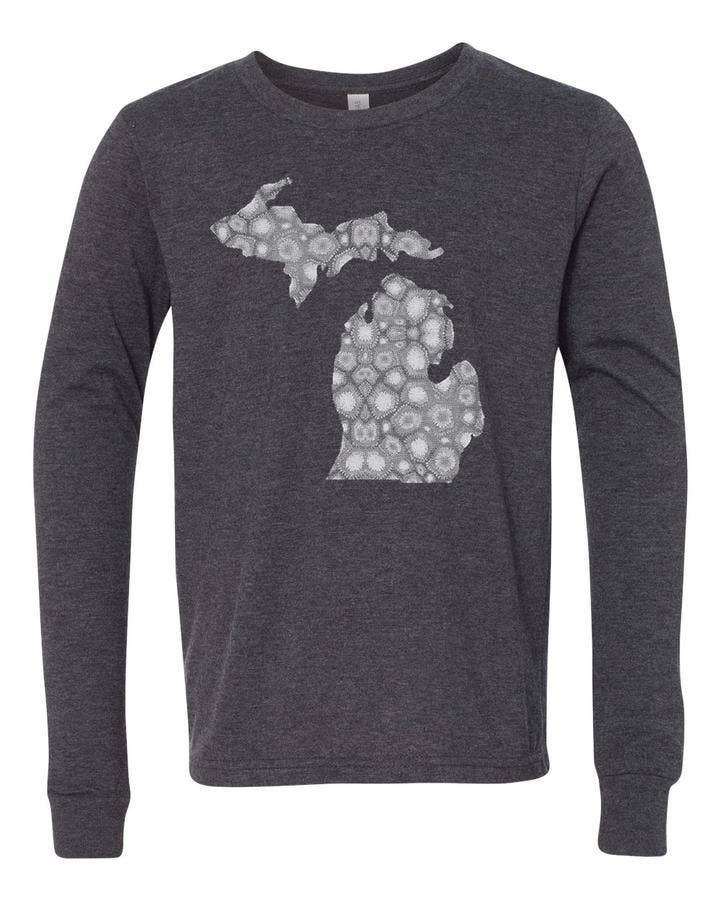 Petoskey Stone Youth Long Sleeve Tee