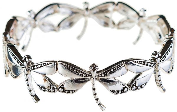 Silver Dragonfly Bracelet