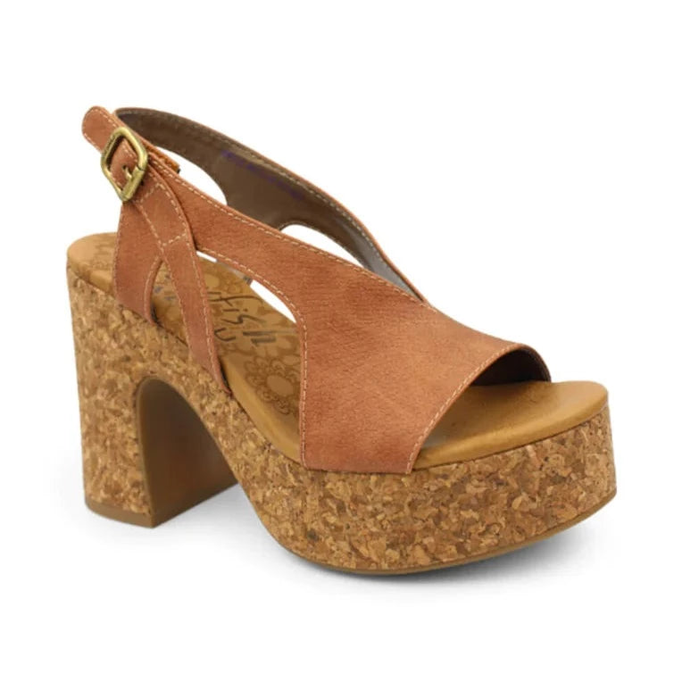 Partea Rustic Chuck Platform Heel Shoe
