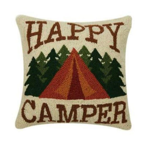 Happy Camper Hook Pillow