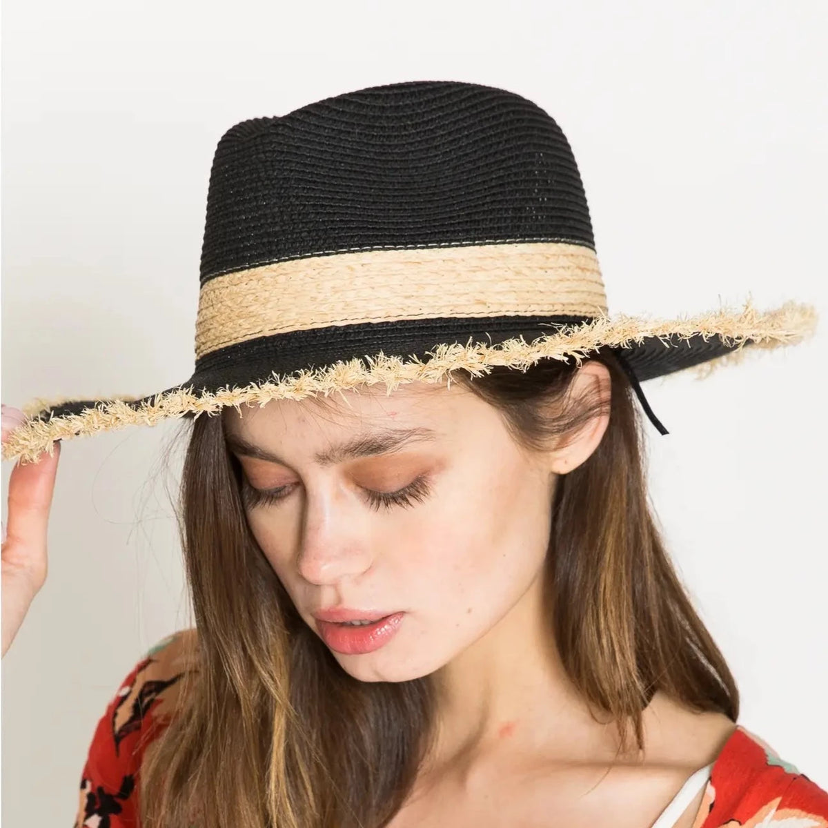 Straw Fedora Hat