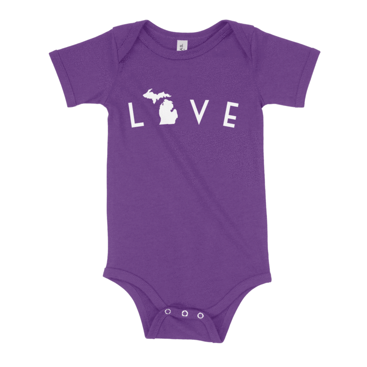 Love Arc Michigan Onesie