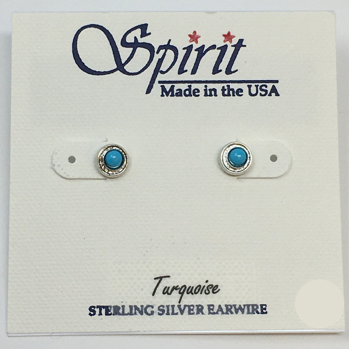 Simple Stone Stud Earring Spirit