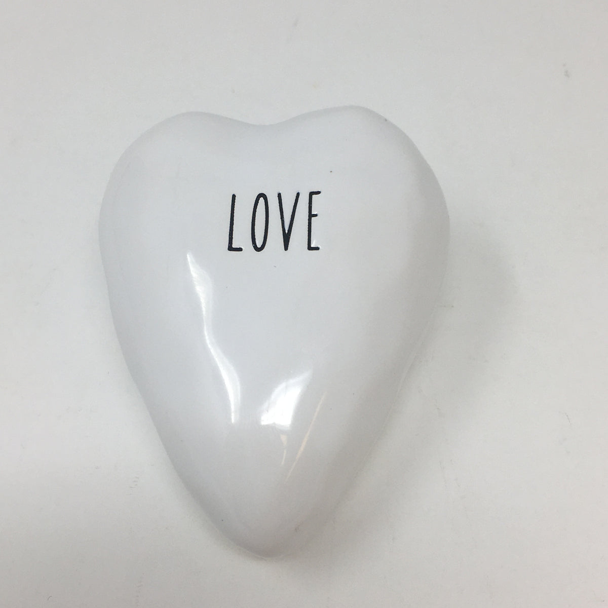 Ceramic Heart Shape Words - Dream, Happy, Love