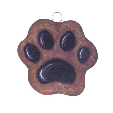 Dog Paw Metal Charm RTC