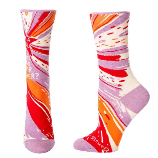 I&#39;m A Girl Super Power Women&#39;s Socks