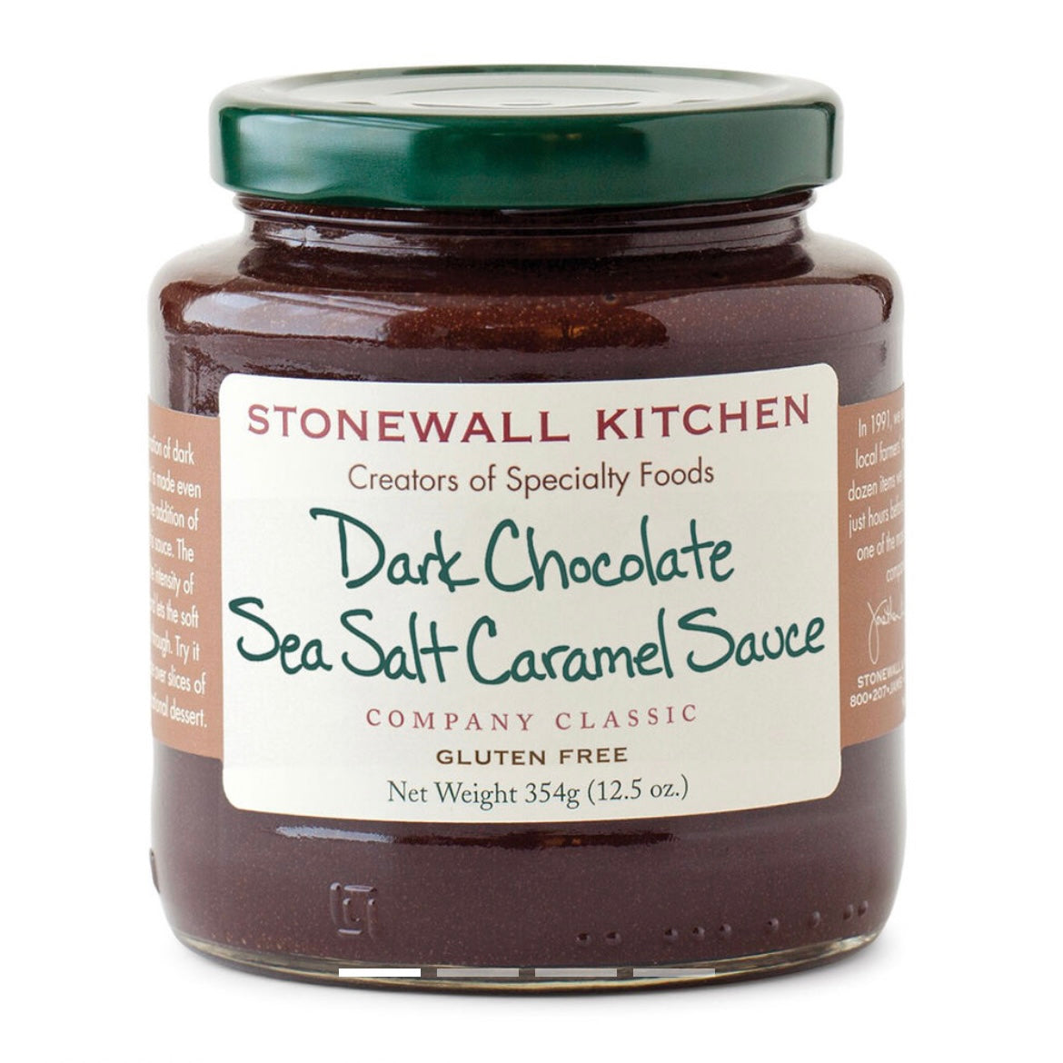 Dark Chocolate Sea Salt Caramel Sauce 12.5oz