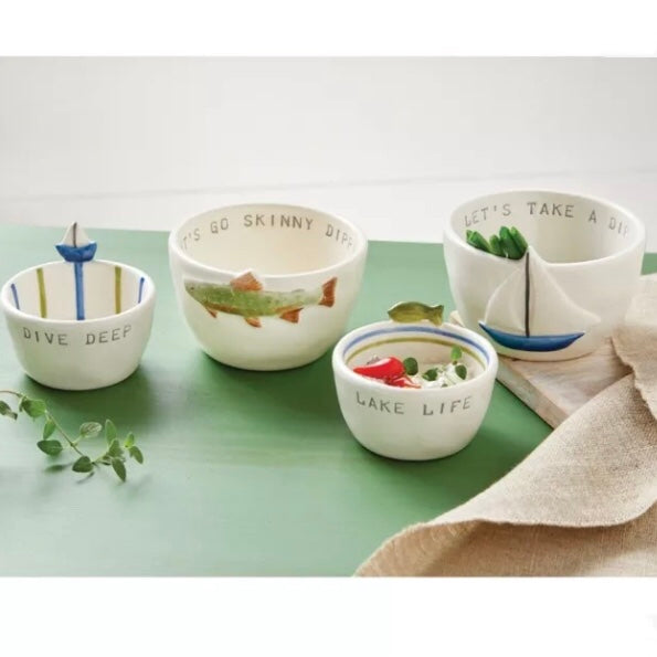 Sailboat Dip Bowl Set