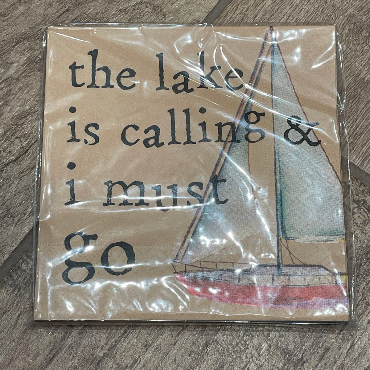 Lake Paper Cocktail Napkins