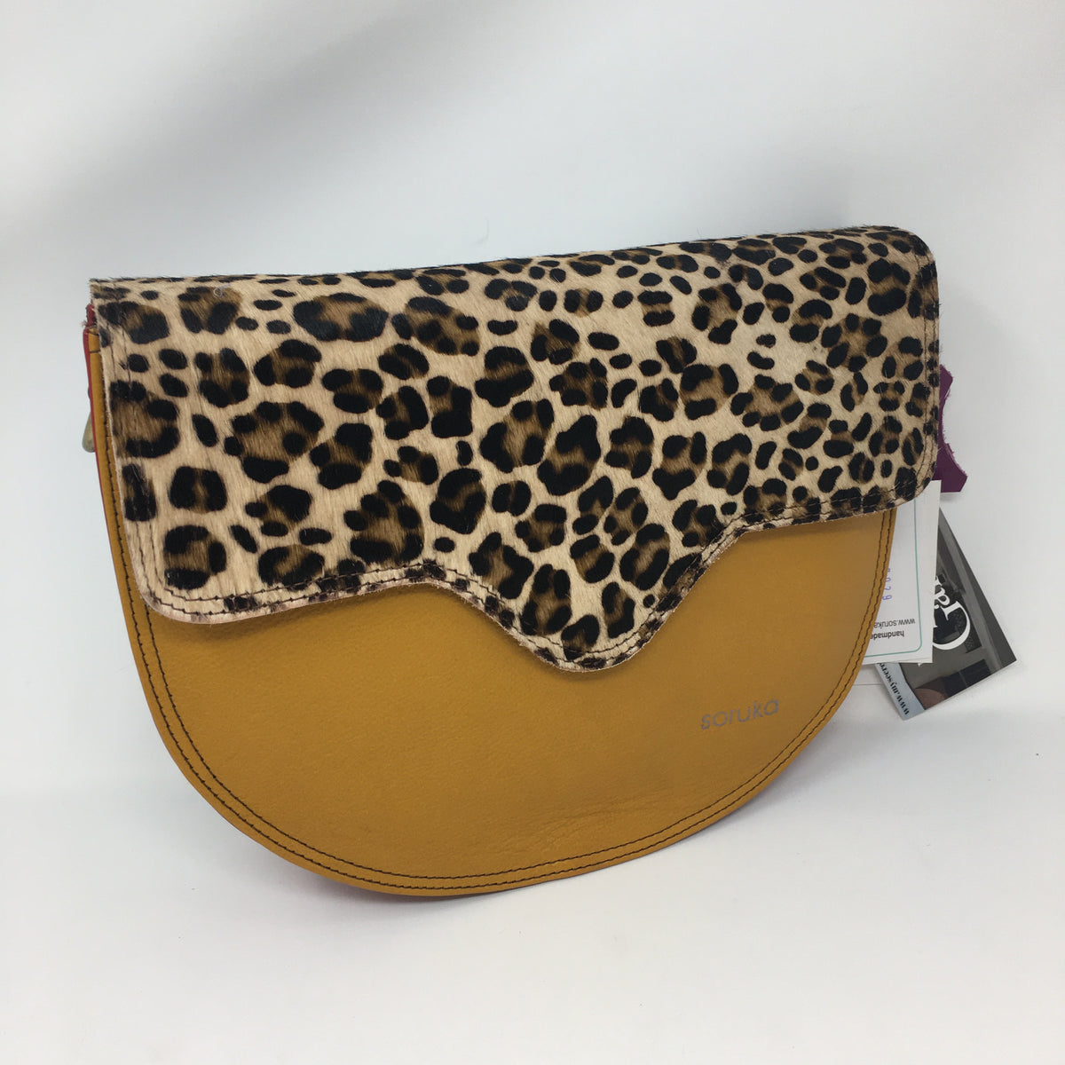 Roella Print Leather Bag