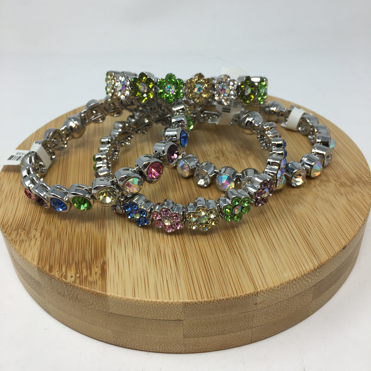 Magnetic Closure Rhinestone Bracelet