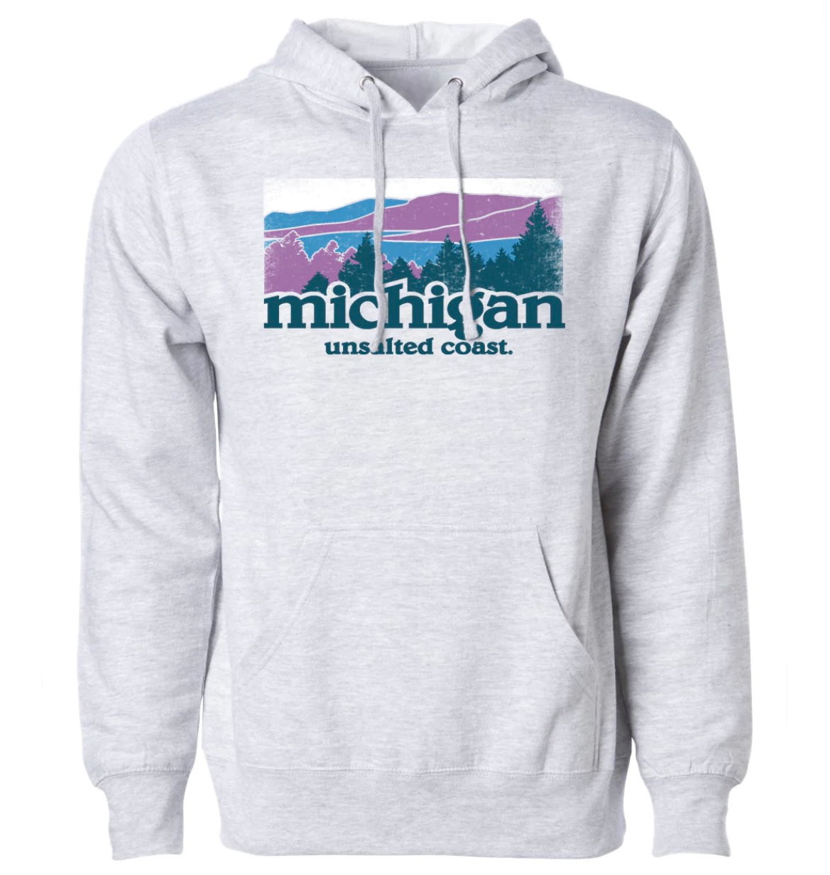 UC Michigan in Blue Landscape Hoodie