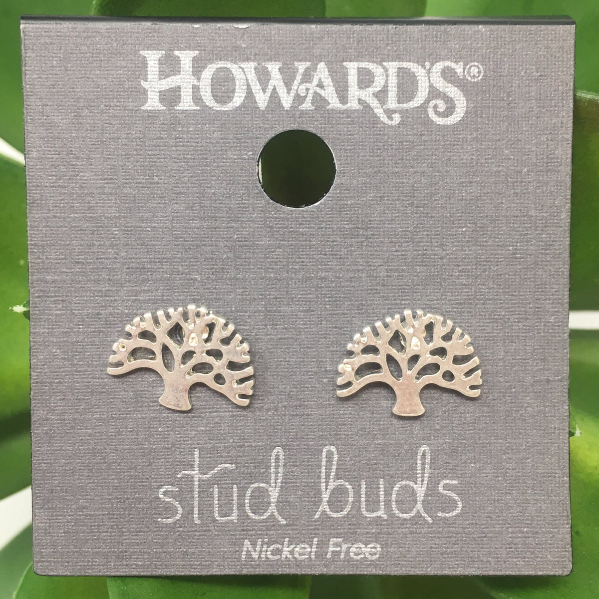 Tree Stud Bud Earrings