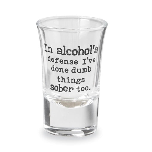 Alcohol Printed Shot Glass