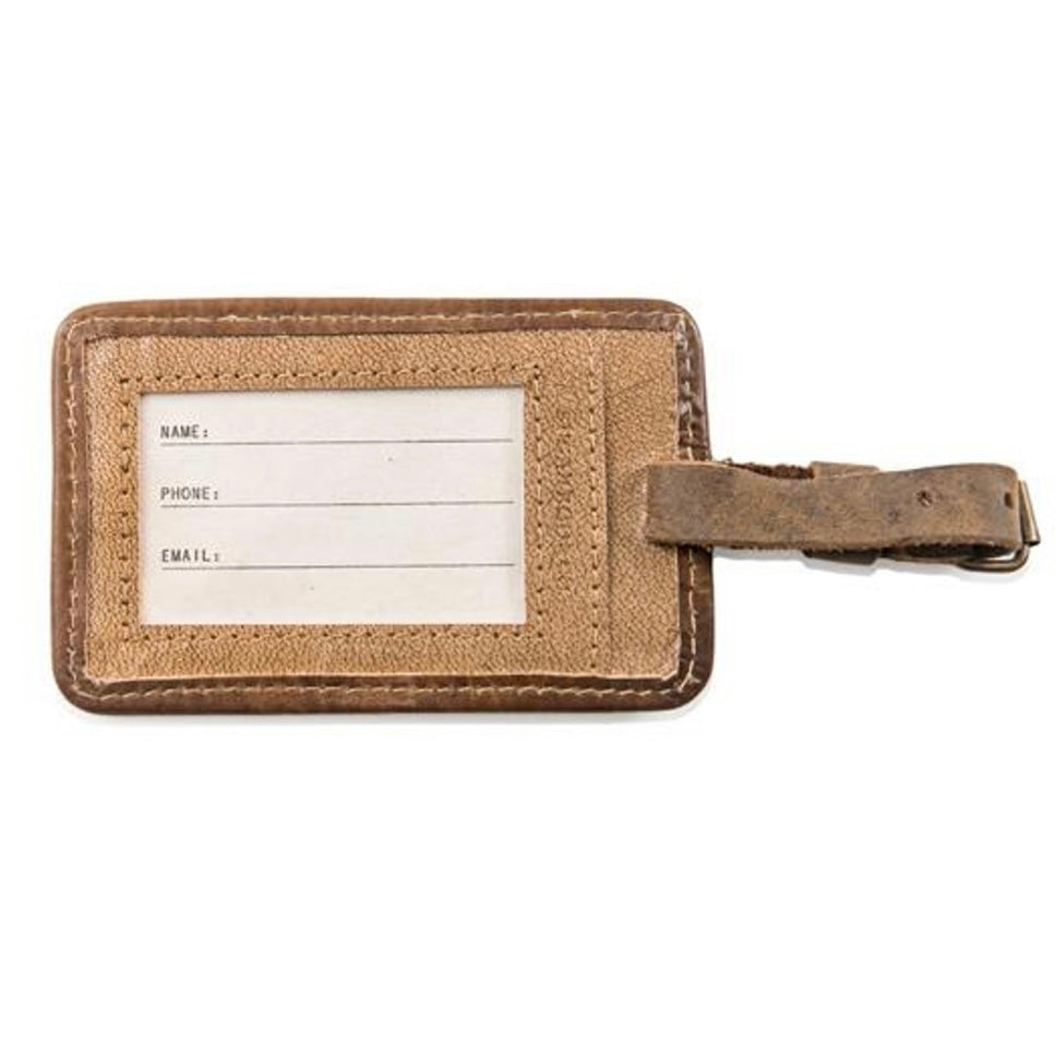 Leather Luggage Tag