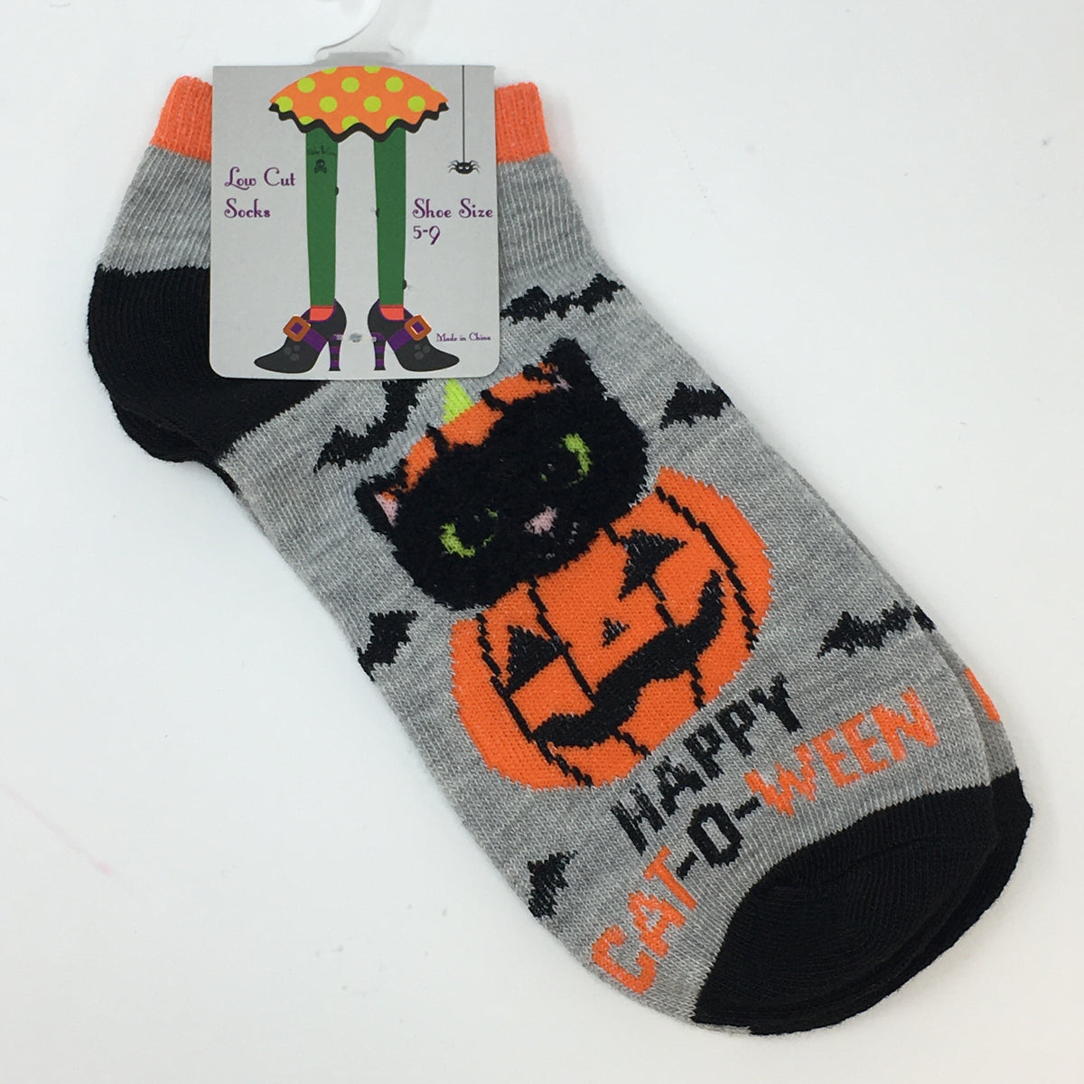 Ladies Halloween Low Cut &amp; Crew Socks