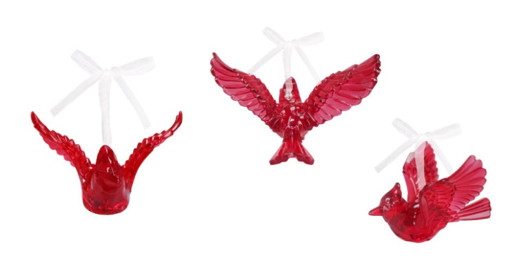3.5&quot;Acrylic Cardinal Ornament