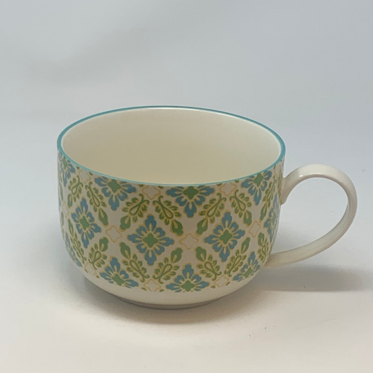 Damask Floral Jumbo Cup