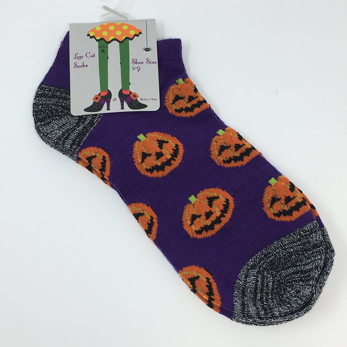 Ladies Halloween Low Cut &amp; Crew Socks