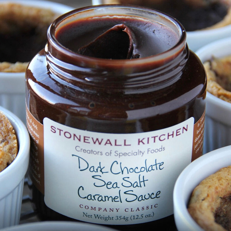 Dark Chocolate Sea Salt Caramel Sauce 12.5oz