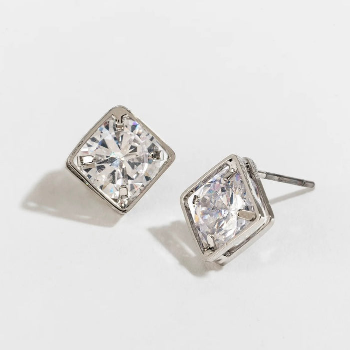 Diamond Frame Dazzlers Earrings