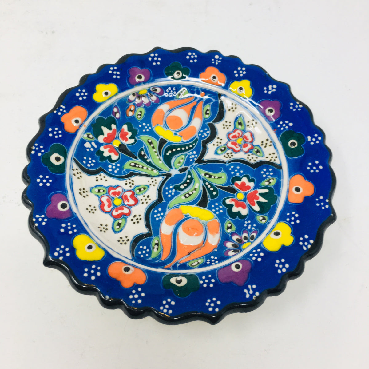 5&quot; Embossed Round Plate