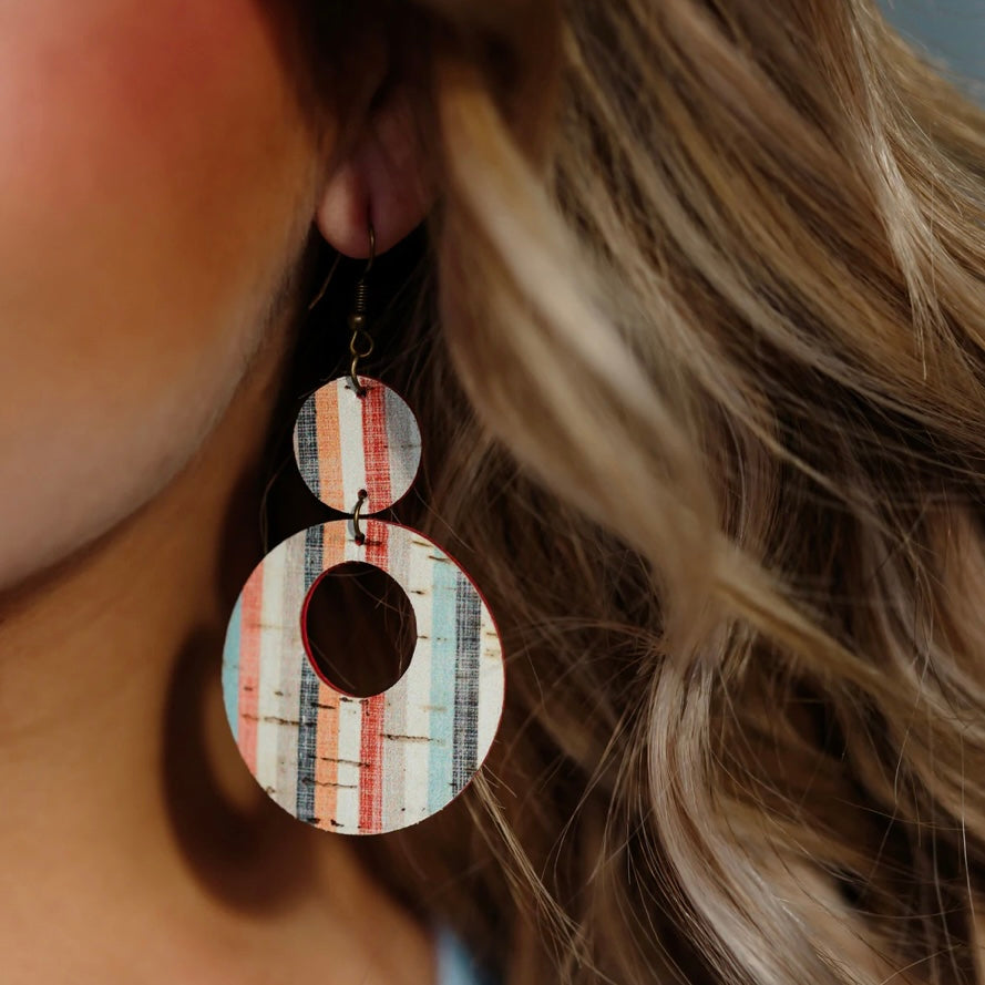 Beach Babes Stripe Earrings