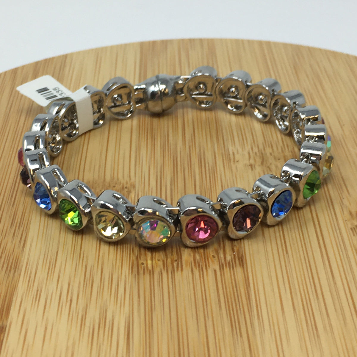 Magnetic Closure Rhinestone Bracelet