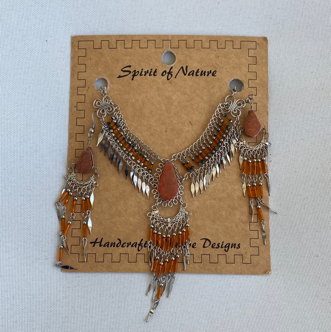 Spirit of Nature Native Necklace/Earring Set