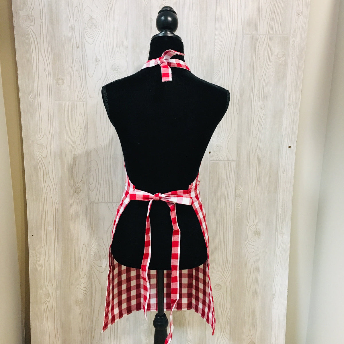 Buffalo Plaid Woven Apron