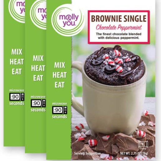 Brownie Singles Microwave Mix