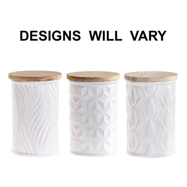 Short Round Black Candle Collection