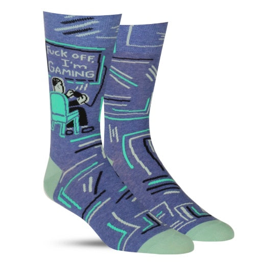 F**k Off I&#39;m Gaming Men&#39;s Socks