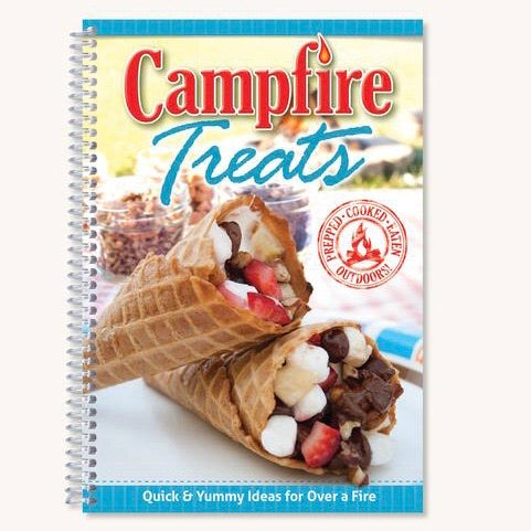 front cover of the spiral bound Campfire Treats