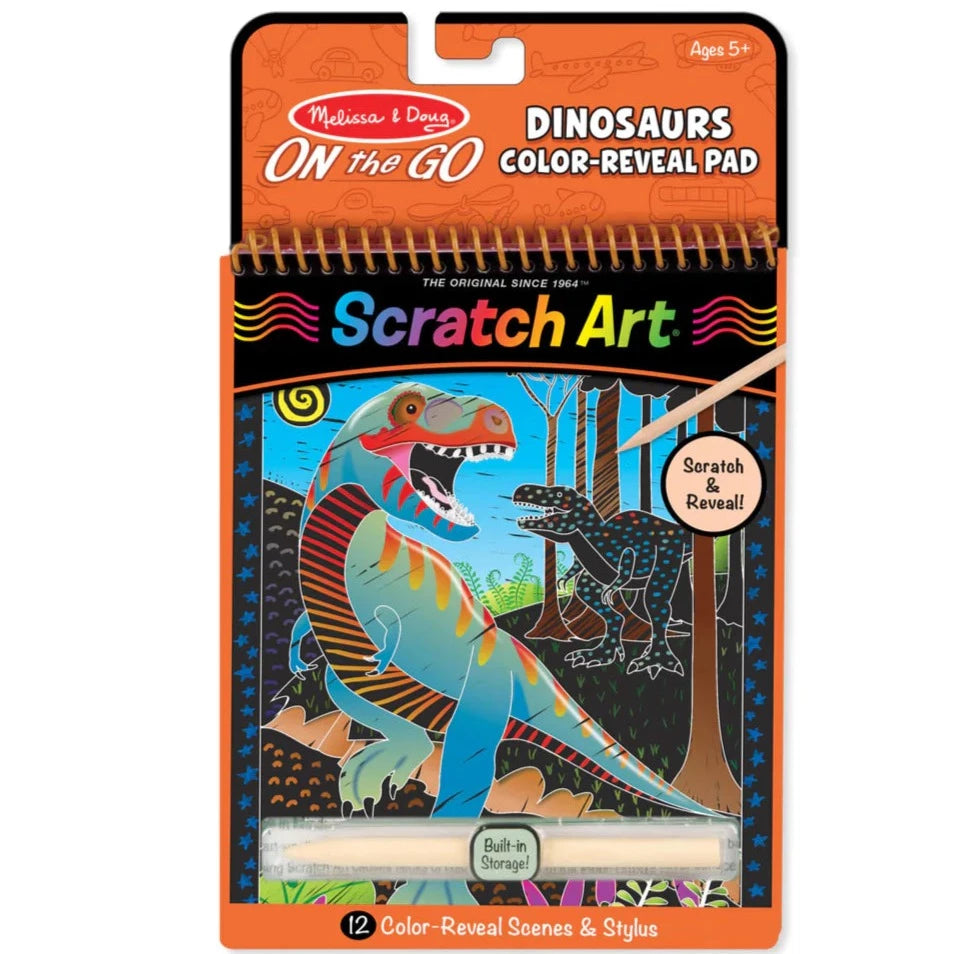 On The Go Scratch Art Color-Reveal Pad