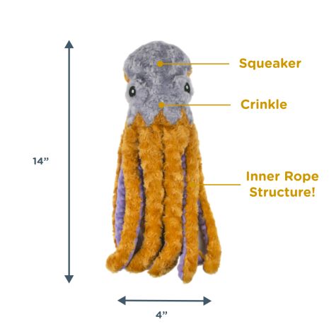 Interactive Plush Squeaker Toy