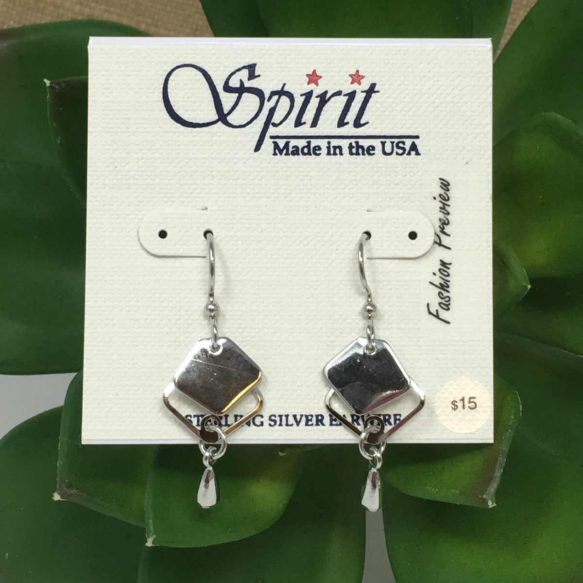 Geometric Duo &amp; Drop Earrings Spirit