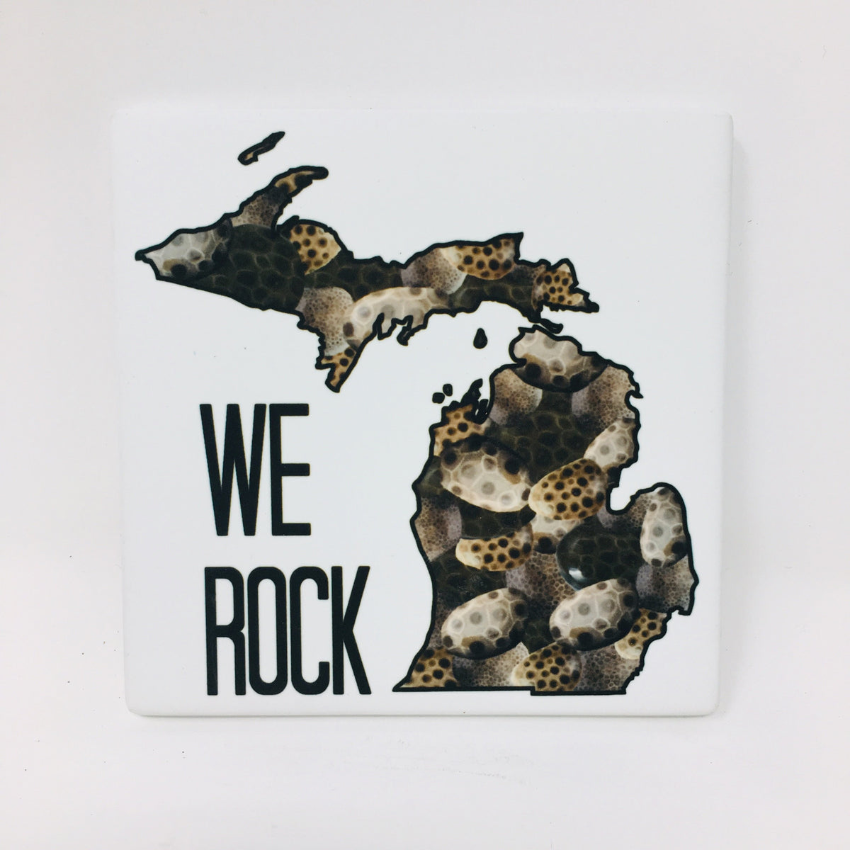 Ceramic Michigan Coaster