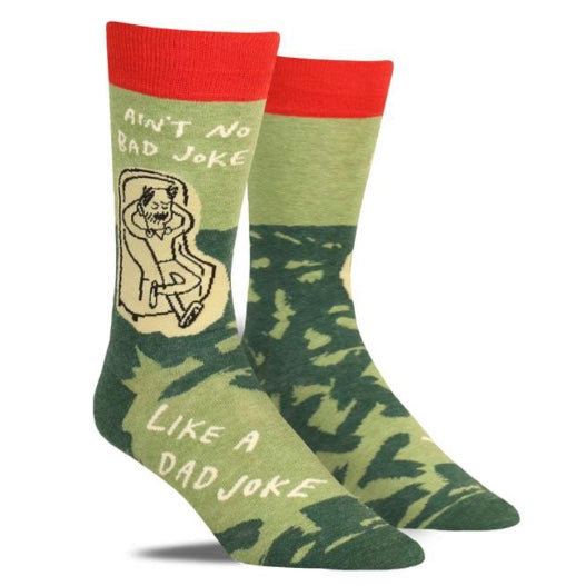 Ain&#39;t No Bad Joke Like A Dad Joke Men&#39;s Socks