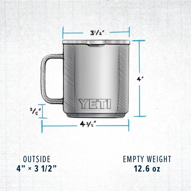 Yeti Rambler 10oz Stackable Mug with Magslider - Camp Green