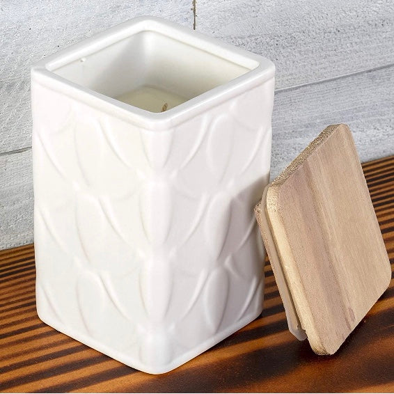 Tall Square White Candle Collection