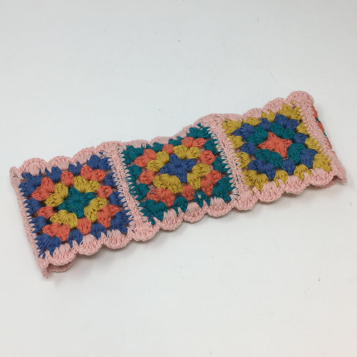 Square Floral Elastic Headband