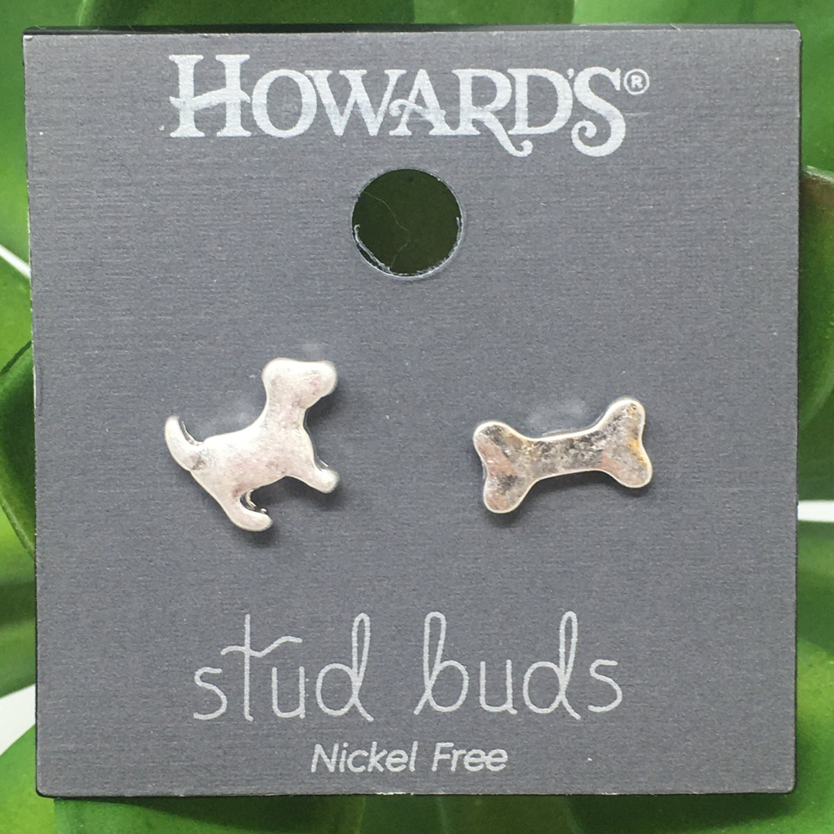 Dog &amp; Bone Stud Bud Earrings