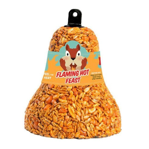 Flaming Hot Birdseed Bell