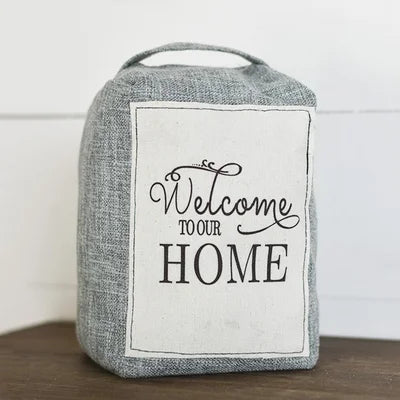 Welcome To Our Home Door Stopper