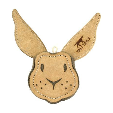 Natural Leather &amp; Wool Dog Toy