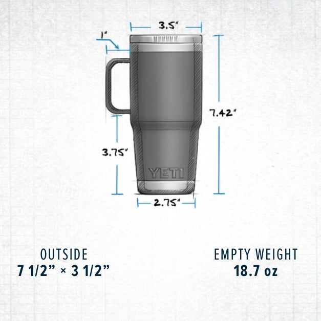 YETI Rambler 30oz Mug with Stronghold Lid - High Desert Clay (Limited W  Handle)